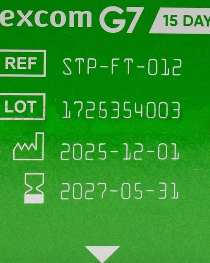DEXCOM G7 15 Day Sensor STP-FT 010/011/012