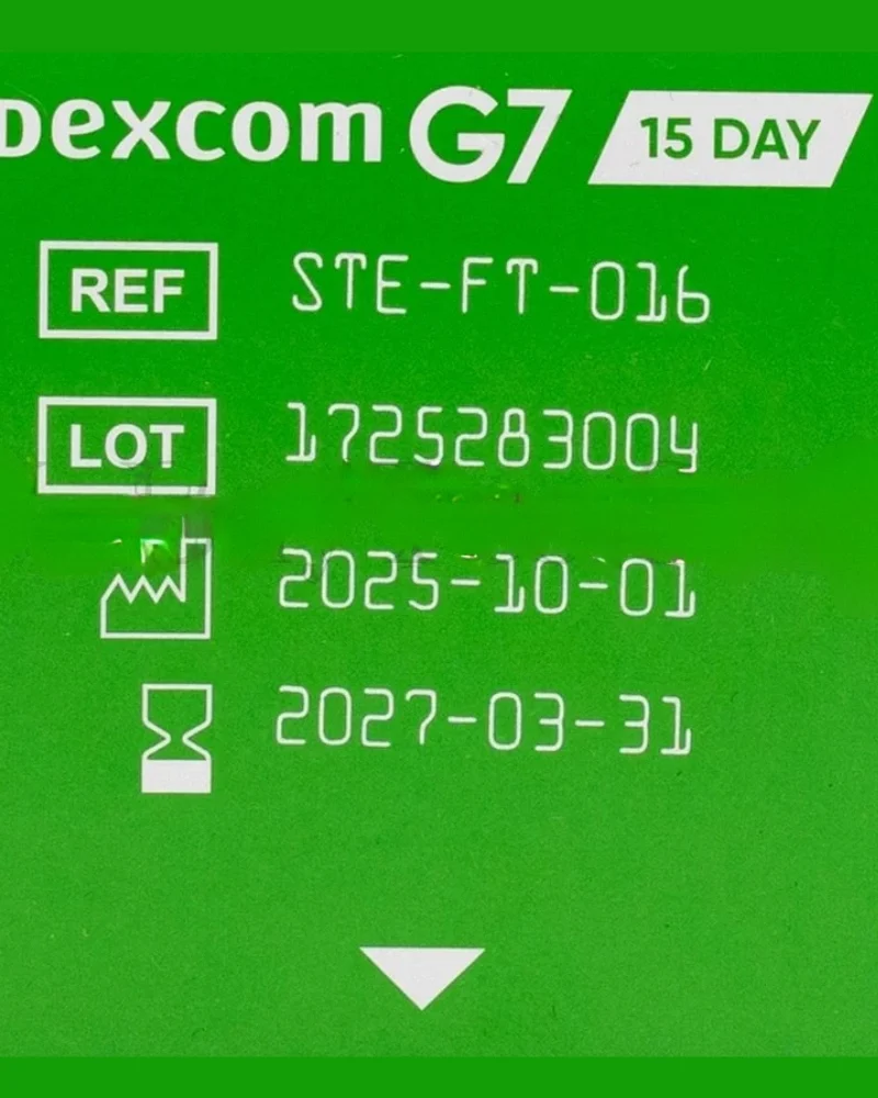 DEXCOM G7 15 Day Sensor STP-FT-016 ( Sample )
